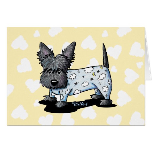 Scottish Terrier Pajamas (Voorkant Horizontaal)