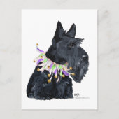 Scottish Terrier Party Animal Uitnodiging Briefkaart (Voorkant)