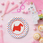 Scottish Terrier Party Papieren Bordje (Feest)