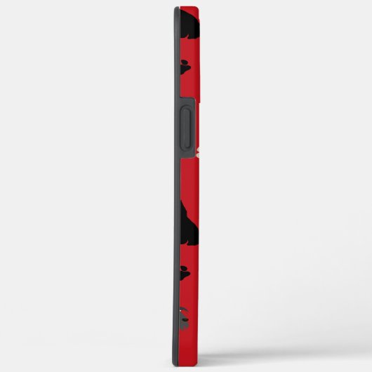 Scottish Terrier Paws and Botten Red Case-Mate iPhone Case (Achterkant / Rechts)