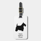 Scottish Terrier Personalize Bagagelabel (Voorkant verticaal)