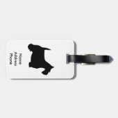 Scottish Terrier Personalize Bagagelabel (Achterkant horizontaal)