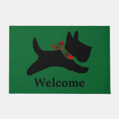 Scottish Terrier Personalize Deurmat (Voorkant)