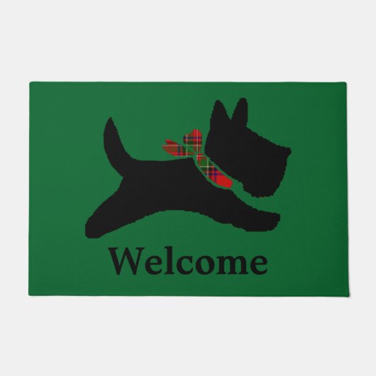 Scottish Terrier Personalize Deurmat (Voorkant)