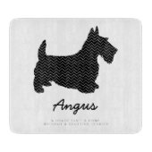 Scottish Terrier Personalized Snijplank (Voorkant)