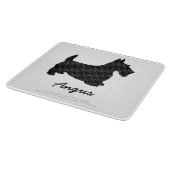 Scottish Terrier Personalized Snijplank (Hoek)