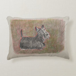 Scottish Terrier Pillow Accent Kussen