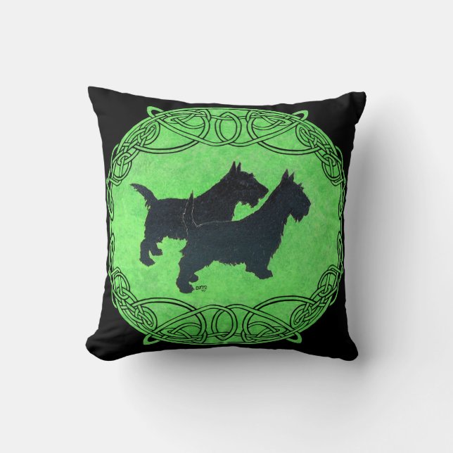 Scottish Terrier Pillow Kussen (Voorkant)