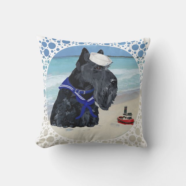 Scottish Terrier Pillow Kussen (Voorkant)