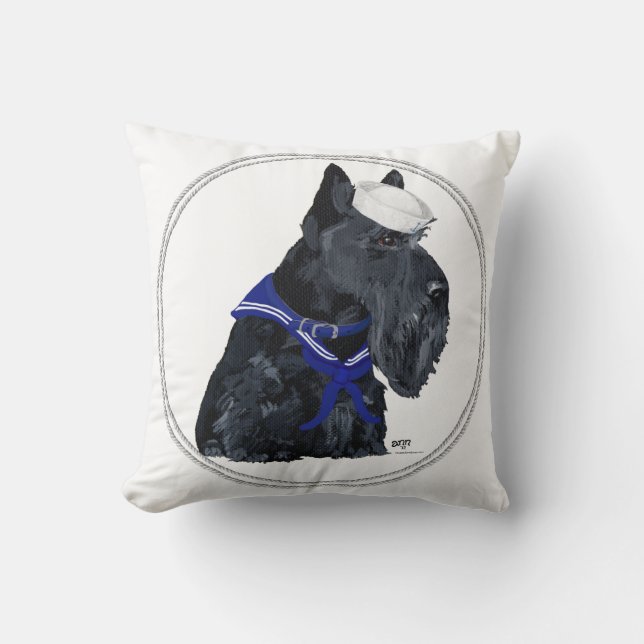 Scottish Terrier Pillow Kussen (Voorkant)