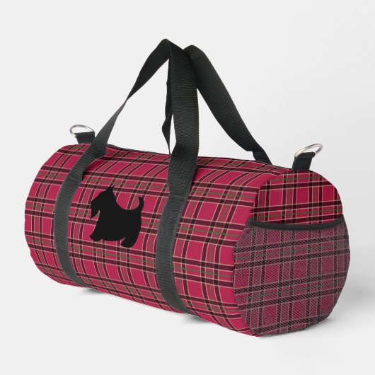 Scottish Terrier Plaid Duffel Bag Gift Plunjezak (Rechterhoek)
