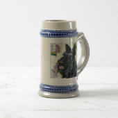 Scottish Terrier Portrait Bierpul (Voorkant rechts)