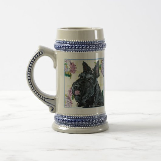 Scottish Terrier Portrait Bierpul (Links)