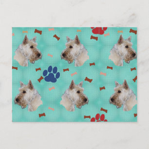 Scottish Terrier Portrait Briefkaart