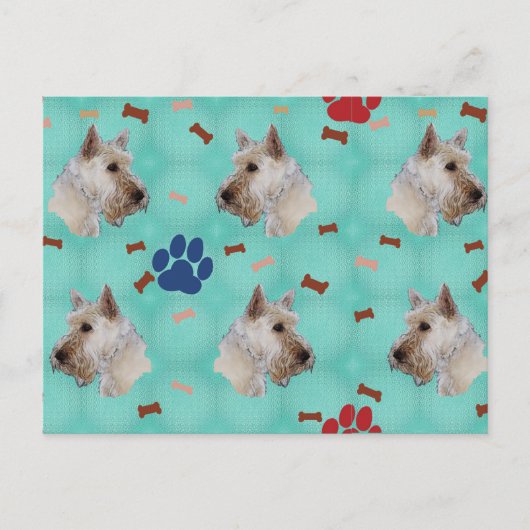 Scottish Terrier Portrait Briefkaart (Voorkant)