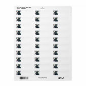 Scottish Terrier Portrait Etiket (Full Sheet)