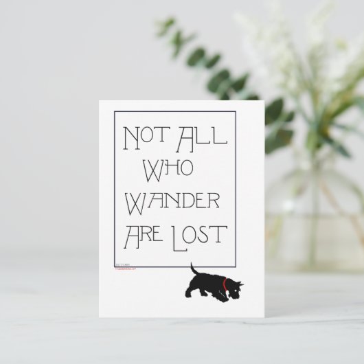 Scottish Terrier Post Kaart (Staand voorkant)