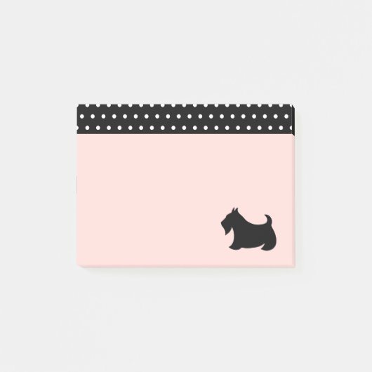 Scottish Terrier Post schrijft Post-it® Notes (Voorkant)