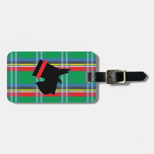 Scottish Terrier Pset Bagagelabel (Voorkant horizontaal)