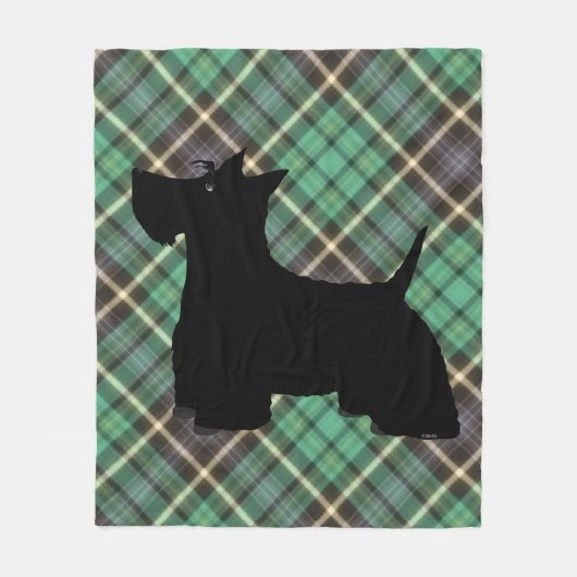 Scottish Terrier Pset Fleece Blanket (Voorkant)