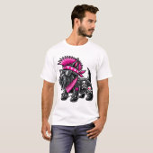 Scottish Terrier Punk Music T-shirt (Voorkant volledig)