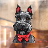 Scottish Terrier Raamsticker (Vel 2)