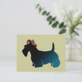 Scottish Terrier Red Play Pet Briefkaart (Staand voorkant)