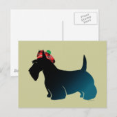 Scottish Terrier Red Play Pet Briefkaart (Voorkant / Achterkant)
