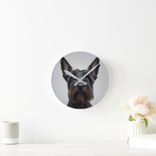 Scottish Terrier Ronde Klok (Huis)
