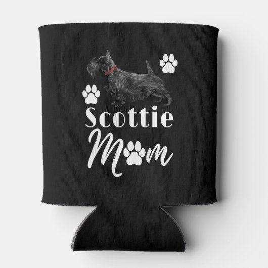 Scottish Terrier Scottie Dog mama Blikjeskoeler (Achterkant)