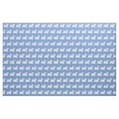 Scottish Terrier Scottie Dog Scotty Light Blue Stof (Fat Quarter)