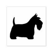 Scottish Terrier Scottie Dog Silhouette Zelfinktende Stempel (Design)