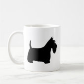 Scottish Terrier Scottie Dogs Silhouettes Koffiemok (Links)