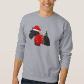 Scottish Terrier (Scotty Dog) Kerstmis Trui (Voorkant)