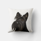 Scottish Terrier (Scotty Dog)  Kussen (Achterkant)