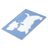 Scottish Terrier Scotty Dog Puppy Scottie Notitieblok (Schuin)