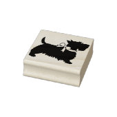 Scottish Terrier Scotty Dog Puppy Scottie Rubberstempel (Stempel)