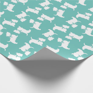 Scottish Terrier Scotty Dog Puppy Scottie Wrapping Cadeaupapier