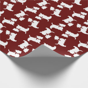 Scottish Terrier Scotty Dog Puppy Scottie Wrapping Cadeaupapier