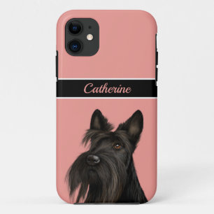 Scottish Terrier (Scotty Dog) - Roze  Case-Mate iPhone Case