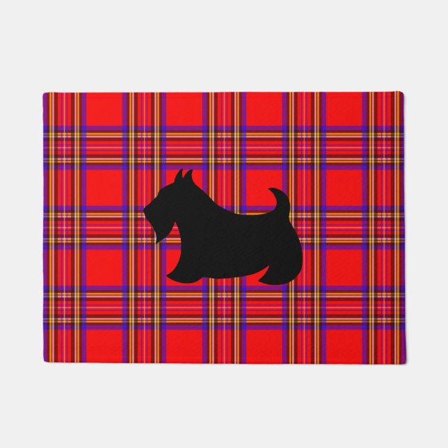 Scottish Terrier Scotty Dog Rug Doormat Gift Deurmat (Voorkant)