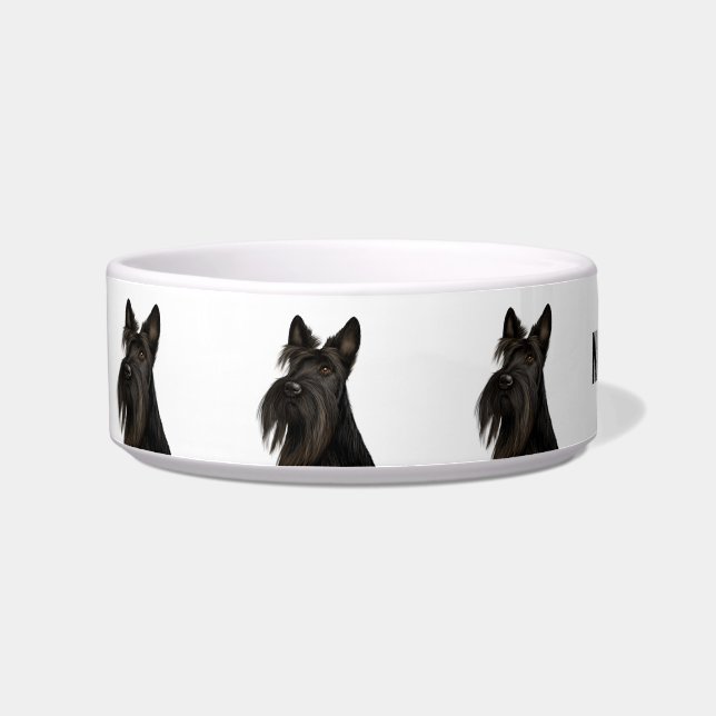 Scottish Terrier (Scotty Dog)  Voerbakje (Links)