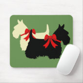 Scottish Terrier/shiers silhouette, Island green Muismat (Met muis)