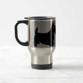 Scottish Terrier Silhouette Duet Reisbeker (Links)