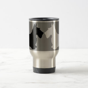 Scottish Terrier Silhouette Duet Reisbeker