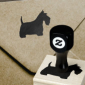 Scottish Terrier Silhouette | Scottie Dog Rubberstempel