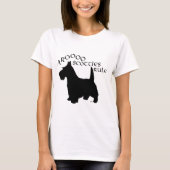 Scottish Terrier Silhouette T-shirt (Voorkant)