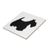 Scottish Terrier Silhouette Tegeltje (Zijkant)