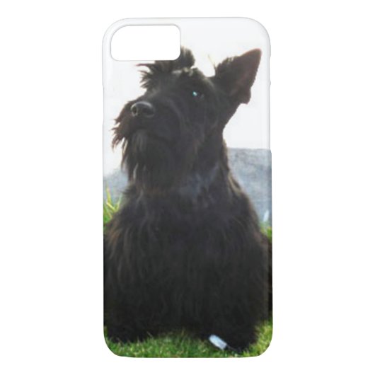 Scottish_Terrier sit.png Case-Mate iPhone Case (Achterkant)