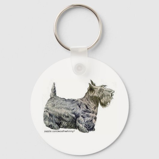 Scottish Terrier Sleutelhanger (Voorkant)